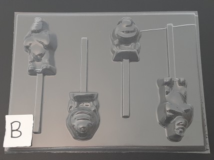 487sp Monster Co Full Body Chocolate Candy Lollipop Mold FACTORY SECOND 487sp Monster Co Full Body Chocolate Candy Lollipop Mold FACTORY SECOND
